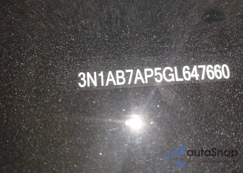 2016 Nissan Sentra Fe+ S/S/Sl/Sr/Sv from USA, damaged, VIN 3N1AB7AP5GL647660